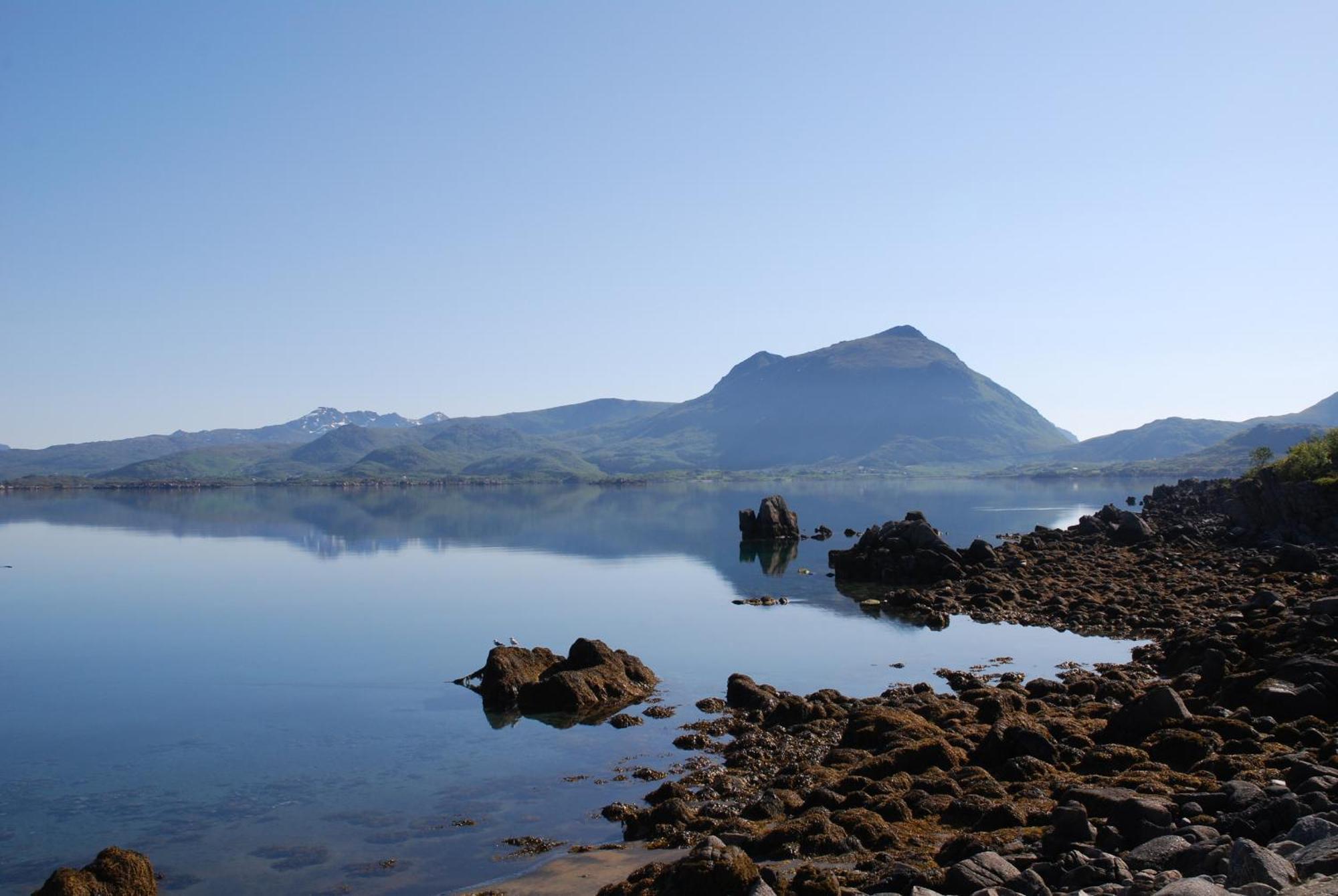 Fredelig Med Naturskjonn Omgivelse, Midt I Lofoten Jerstad Exterior foto